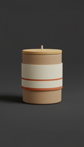 Keramik-Vase mit Struktur