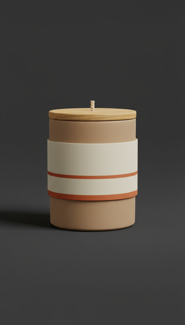 Keramik-Vase mit Struktur