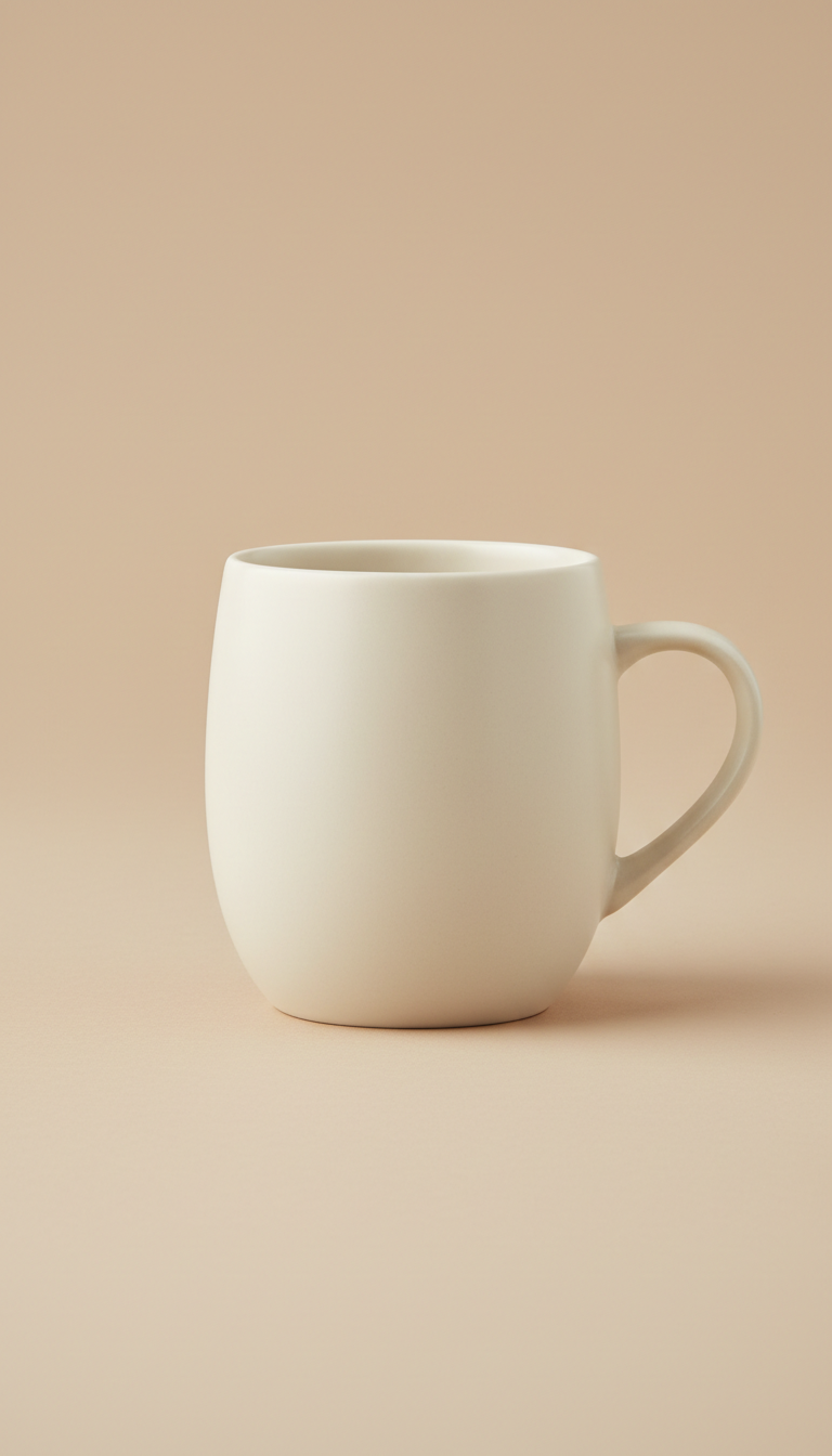 Keramik-Vase mit matter Oberfläche