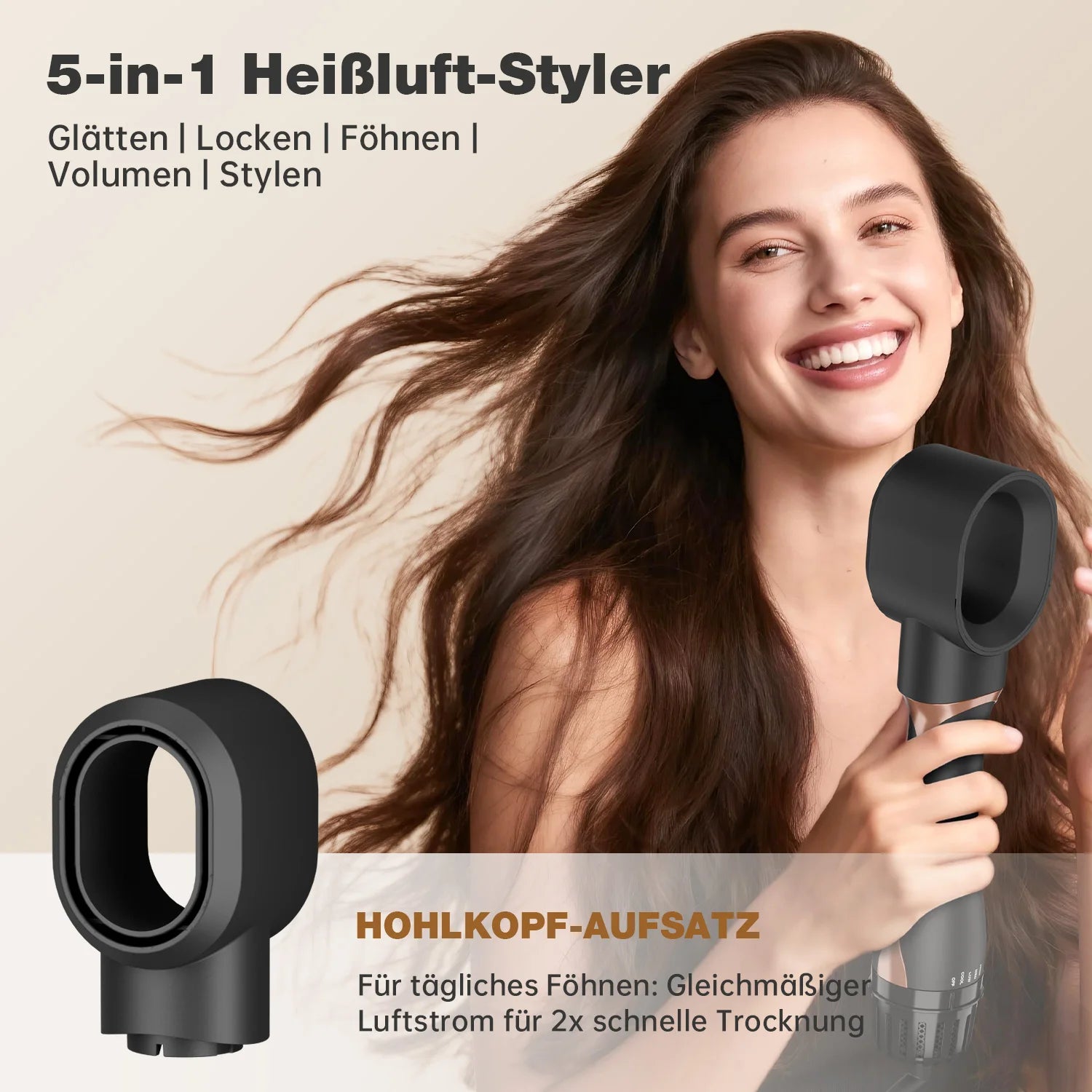 5-in-1 Heißluftbrüste