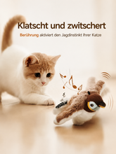 Interaktiver Zwitscher-Vogel für Katzen mit Sound