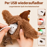 Interaktiver Zwitscher-Vogel für Katzen mit Sound