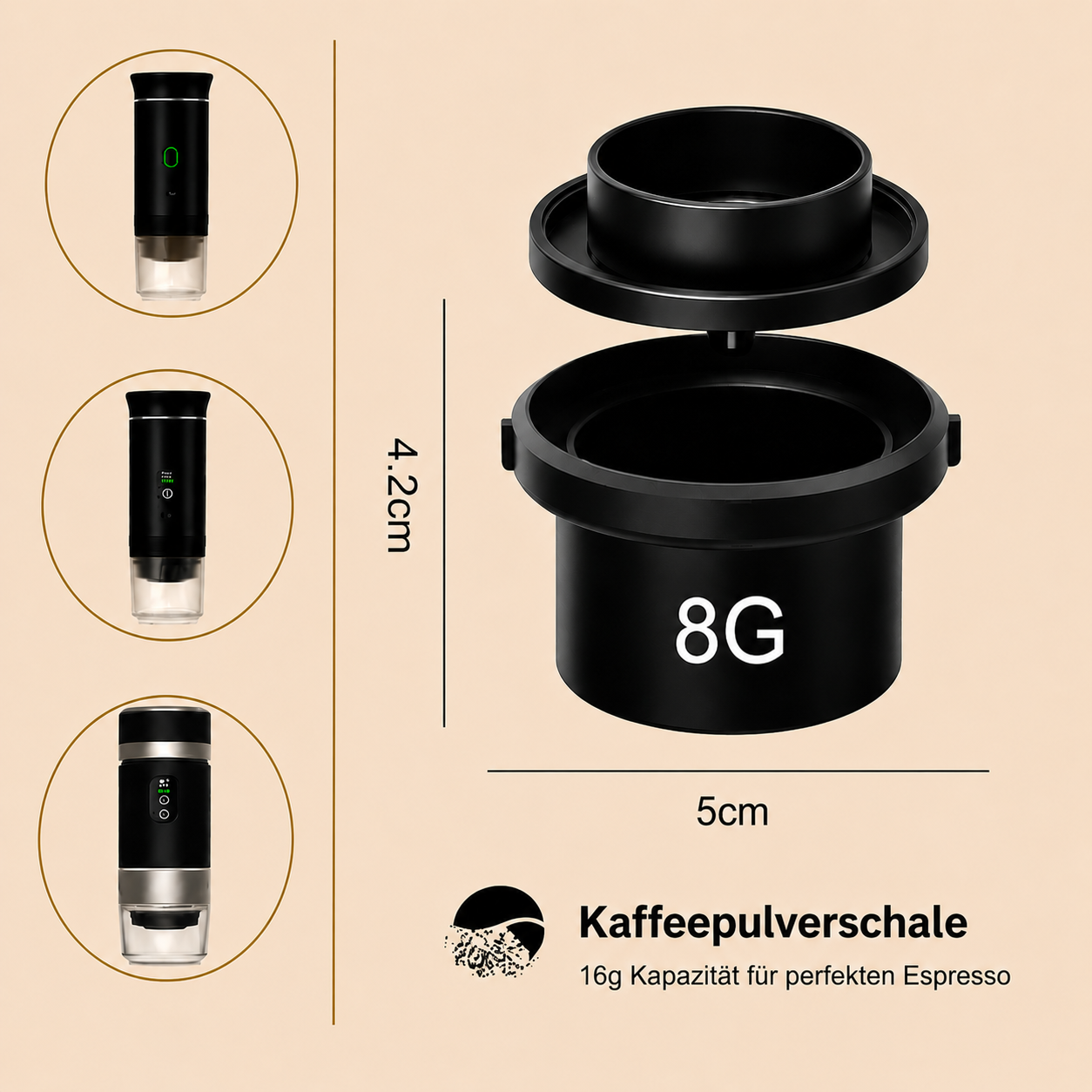Premium Edelstahl Kaffeefilter 51mm