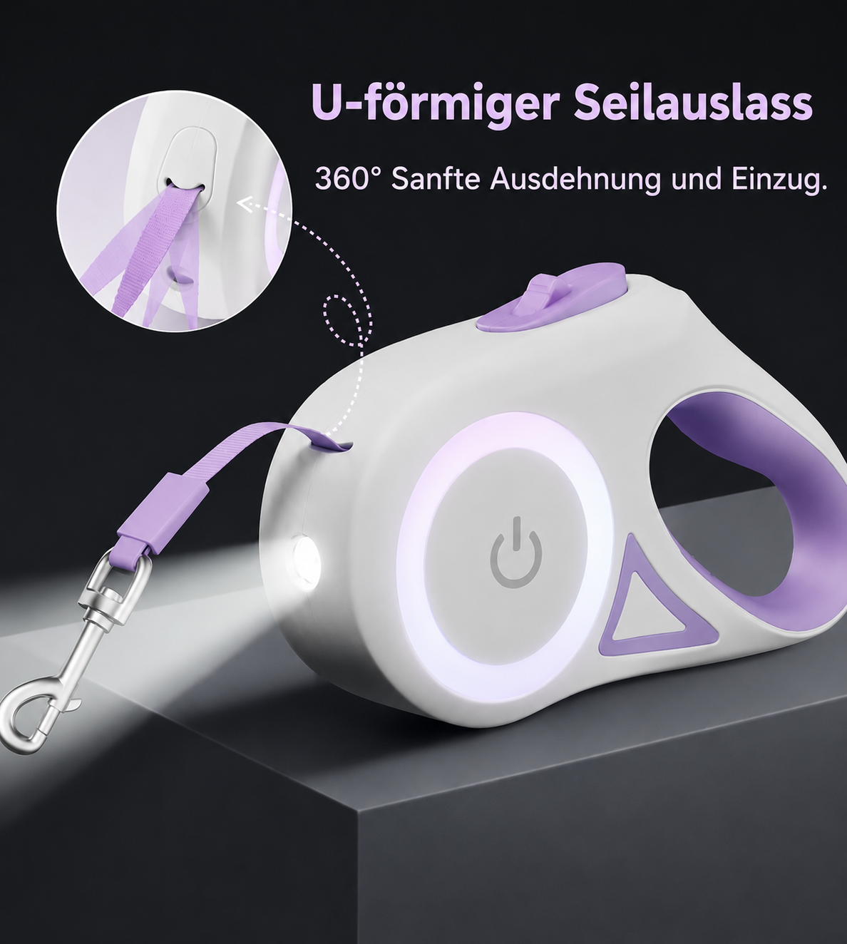 LED Hundeleine mit Licht
