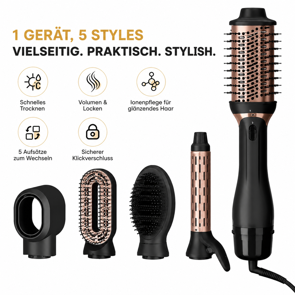 5-in-1 Heißluftbrüste
