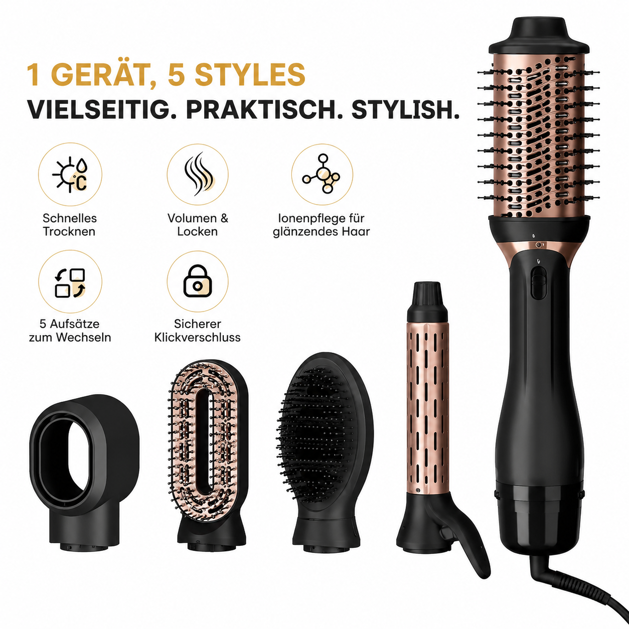 5-in-1 Heißluftbrüste