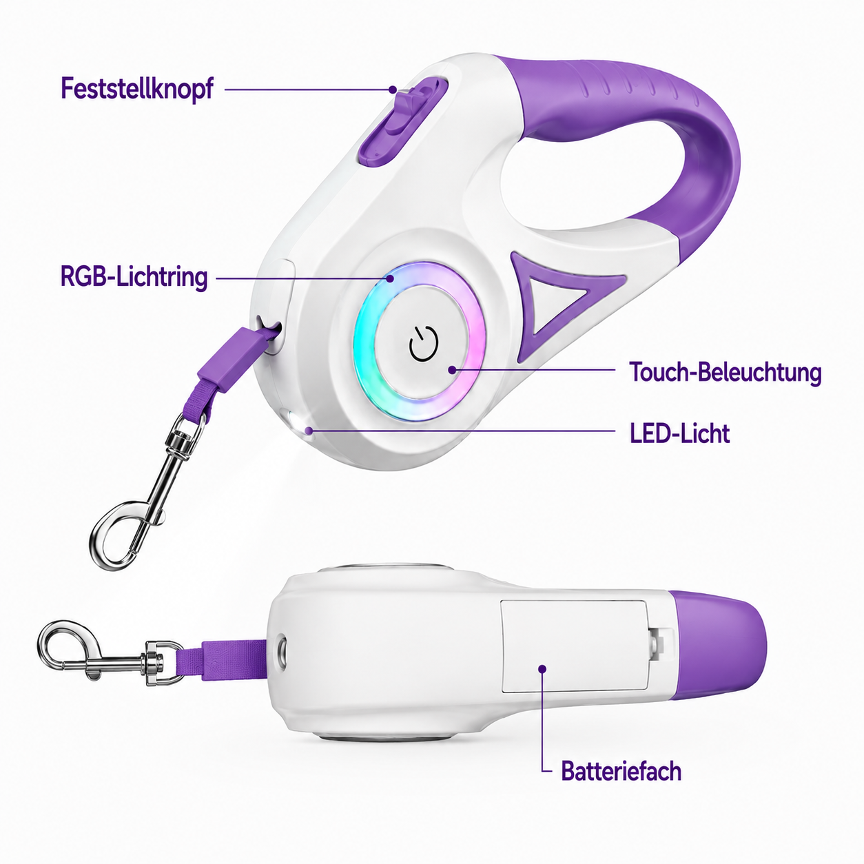 LED Hundeleine mit Licht