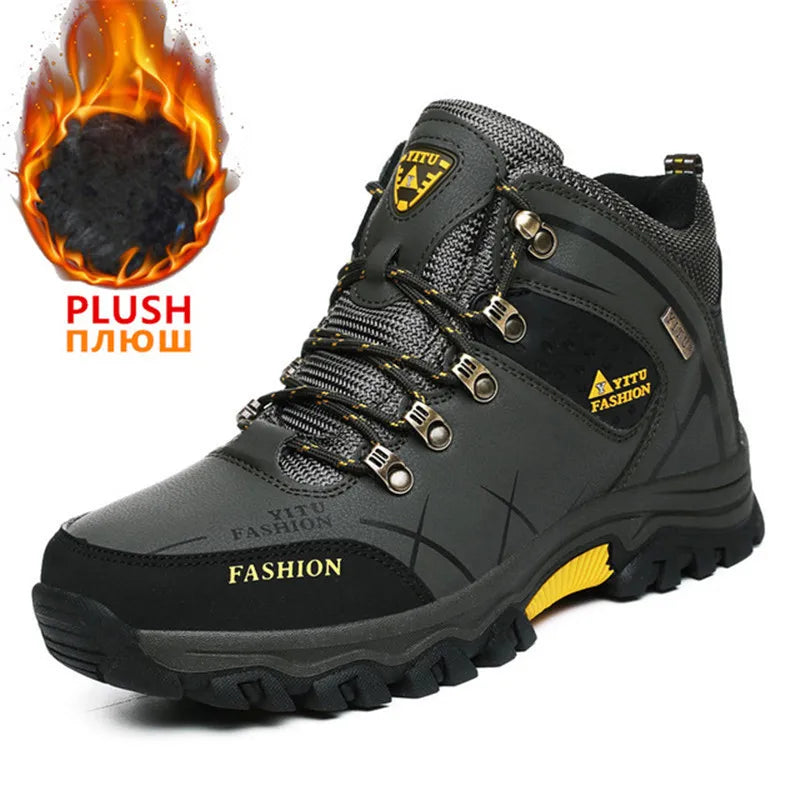 Herren Winter-Schneestiefel wasserabweisend, gepolstert