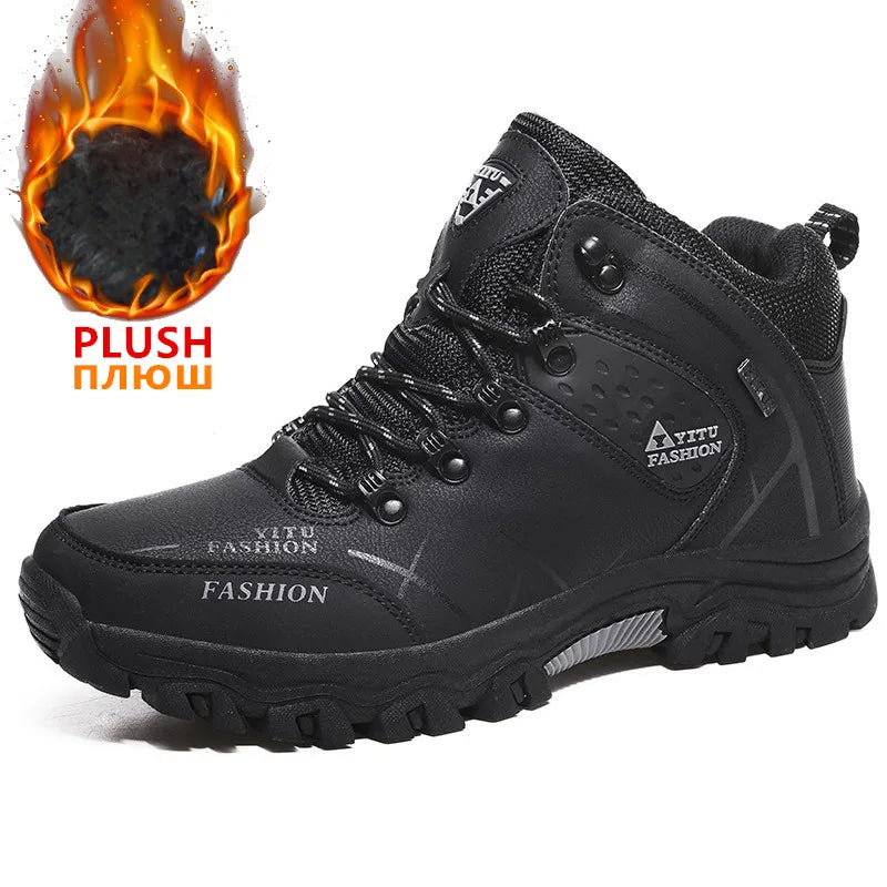 Herren Winter-Schneestiefel wasserabweisend, gepolstert