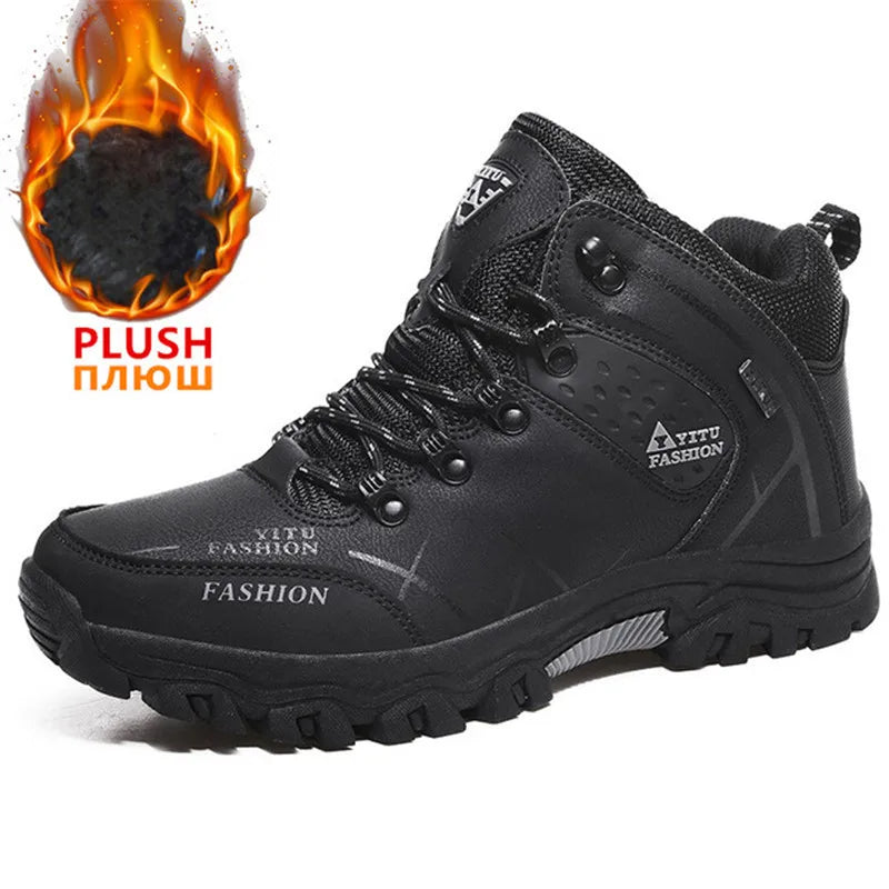 Herren Winter-Schneestiefel wasserabweisend, gepolstert
