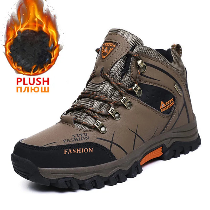 Herren Winter-Schneestiefel wasserabweisend, gepolstert