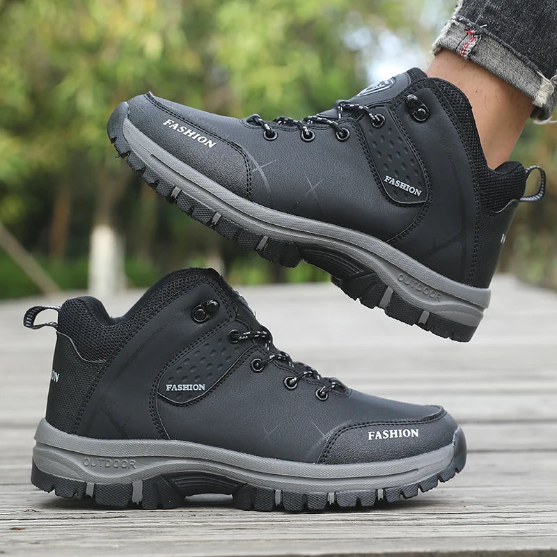 Herren Wanderstiefel Retro, wasserabweisend & rutschfest
