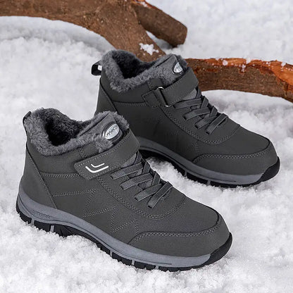 Herren Winterstiefel Mikrofaser, plüschgefüttert