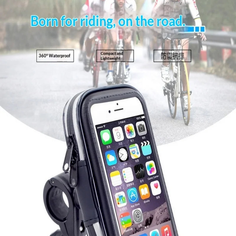 Handyhalterung-Tasche fürs Fahrrad & Motorrad – wasserabweisend, Touchscreen