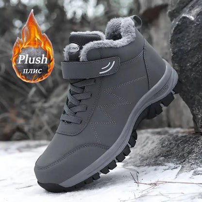 Herren Winterstiefel Mikrofaser, plüschgefüttert