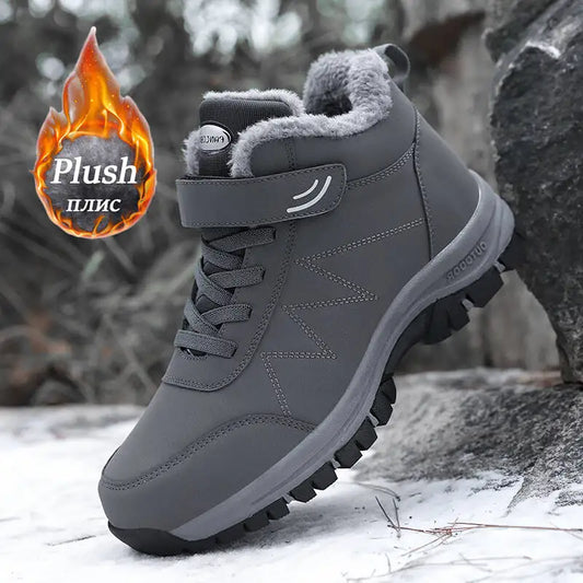 Herren Winterstiefel Mikrofaser, plüschgefüttert