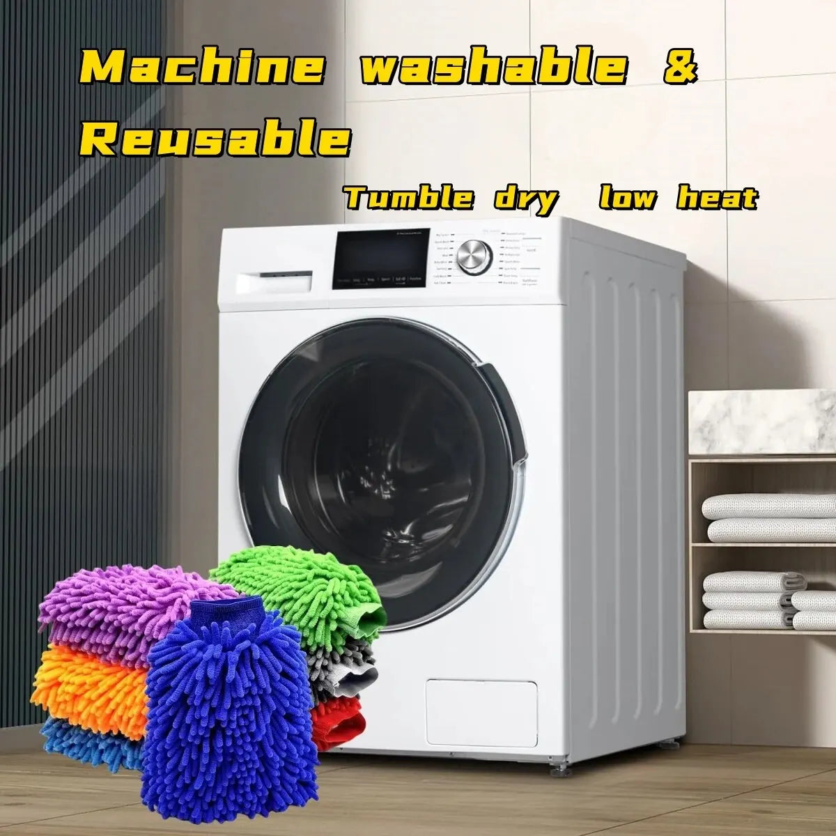 Auto-Waschhandschuh Mikrofaser, doppelseitig & saugstark