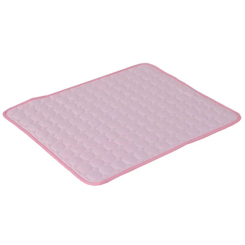 Kühlmatte für Hunde & Katzen in rosa, selbstkühlende Matte für Haustiere und angenehme Kühlung an warmen Tagen.