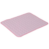 Kühlmatte für Hunde & Katzen in rosa, selbstkühlende Matte für Haustiere und angenehme Kühlung an warmen Tagen.