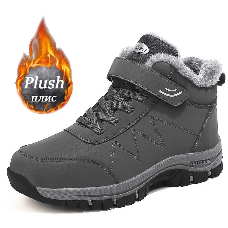 Herren Winterstiefel Mikrofaser, plüschgefüttert