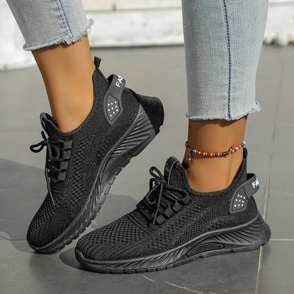Damen Strick-Sneaker – leicht, atmungsaktiv & bequem