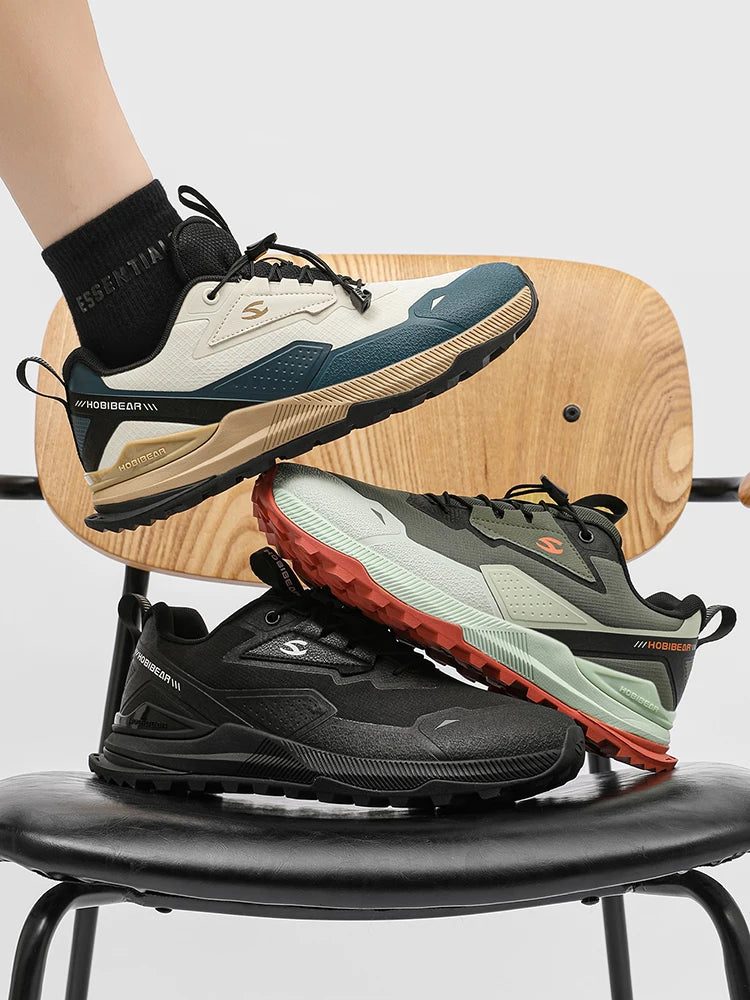 Unisex Wanderschuhe mit elastischem Verschluss, rutschfest