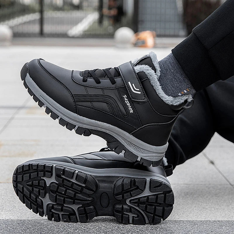 Herren Winterstiefel gefüttert, wasserabweisend
