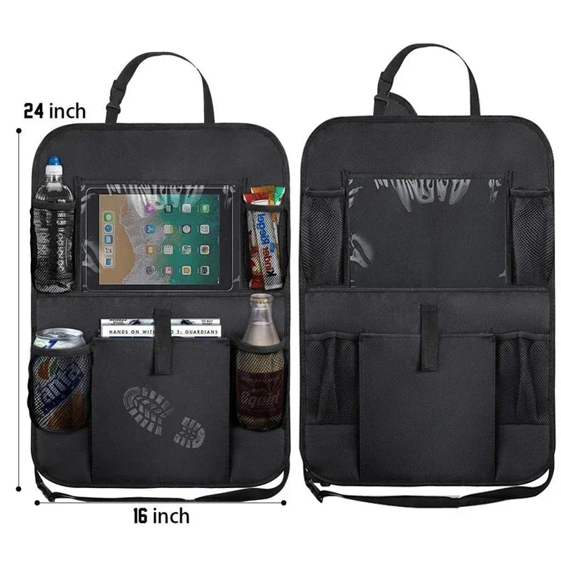 Auto-Rückenlehnen-Organizer mit Tablet-Halter – Sitzschutz für Kinder