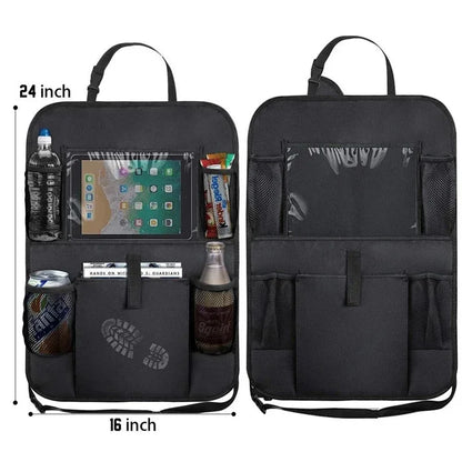 Auto-Rückenlehnen-Organizer mit Tablet-Halter – Sitzschutz für Kinder