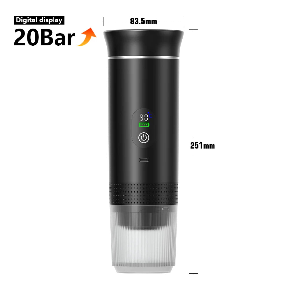 3-in-1 Tragbare Kaffemaschine