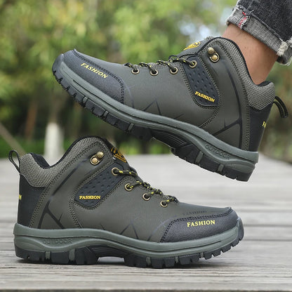 Herren Wanderstiefel Retro, wasserabweisend & rutschfest