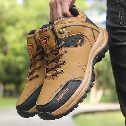 Herren Wanderstiefel Retro, wasserabweisend & rutschfest