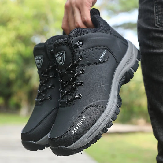 Herren Wanderstiefel Retro, wasserabweisend & rutschfest