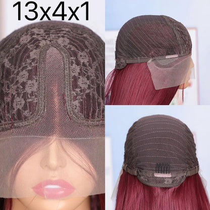 Lace Perücke Body Wave – Blond, Burgund, Ingwer & mehr, ohne Kleber