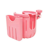 Baby stroller cup holder adjustable phone holder