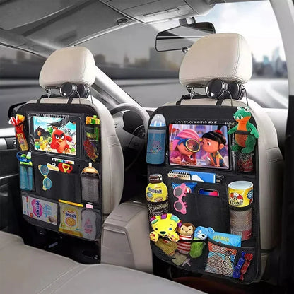 Auto-Rückenlehnen-Organizer mit Tablet-Halter – Sitzschutz für Kinder