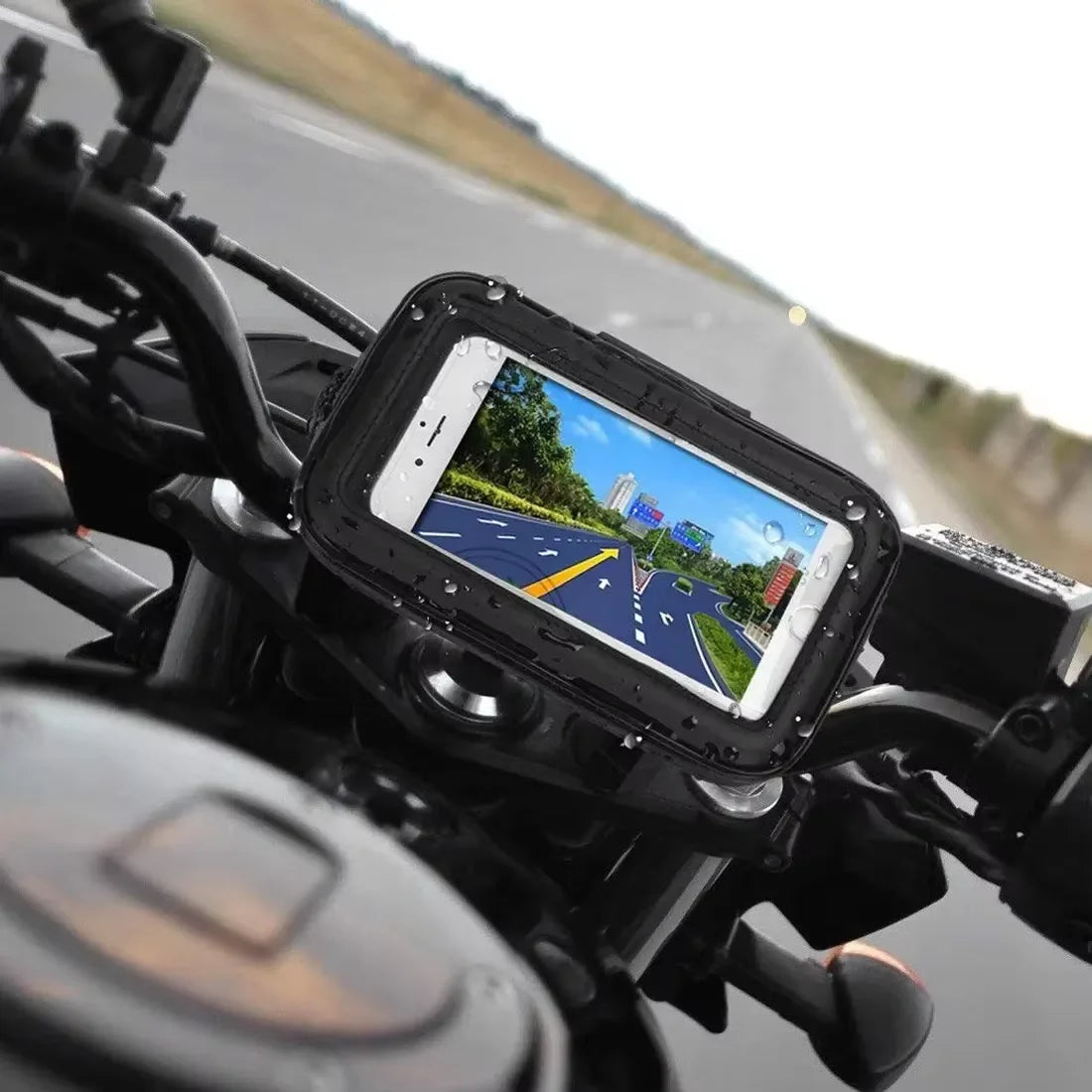 Handyhalterung-Tasche fürs Fahrrad & Motorrad – wasserabweisend, Touchscreen