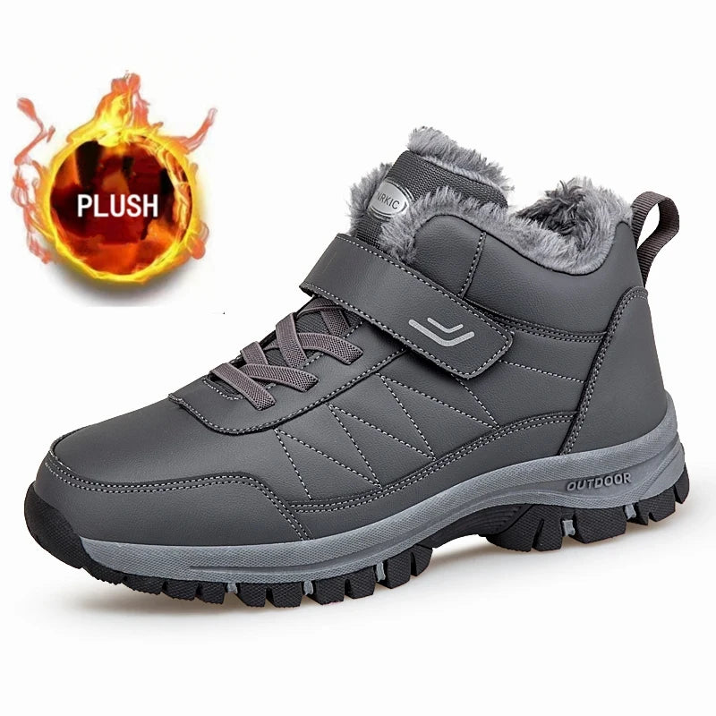 Herren Winterstiefel gefüttert, wasserabweisend