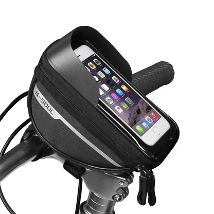Fahrrad-Lenkertasche mit Handyfach – wasserabweisend, Touchscreen, 1 L