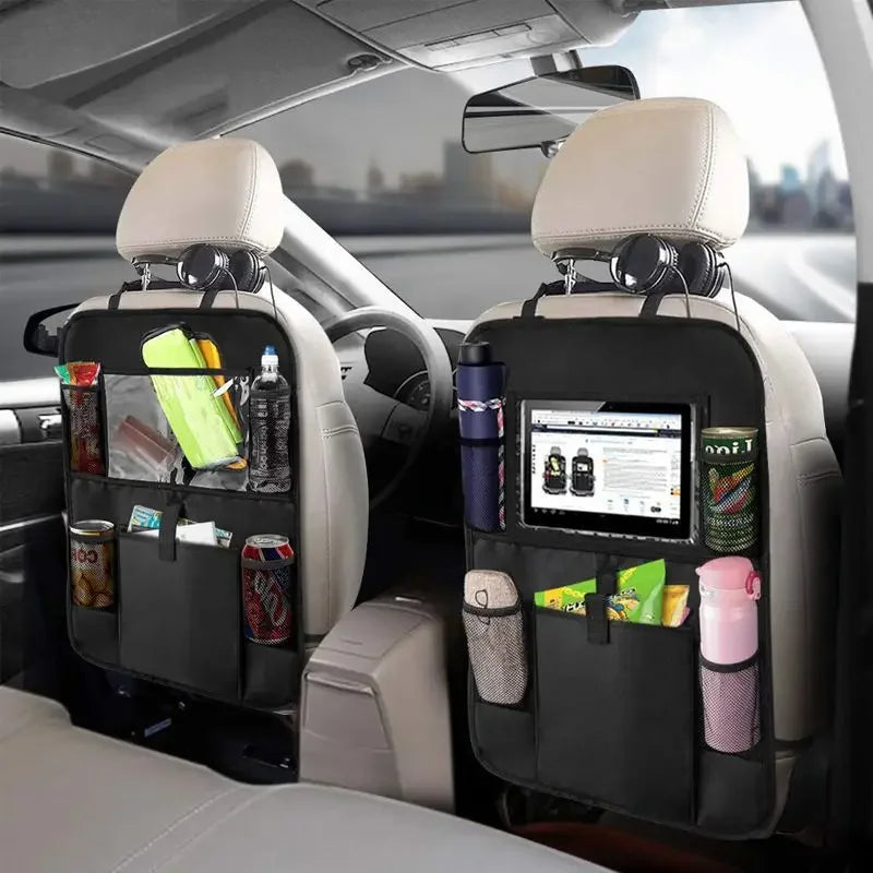 Auto-Rückenlehnen-Organizer mit Tablet-Halter – Sitzschutz für Kinder