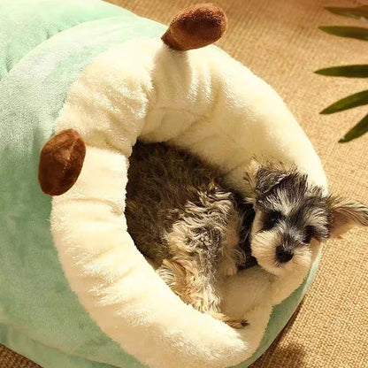 Hundebett mit abnehmbarem Bezug, weich & waschbar