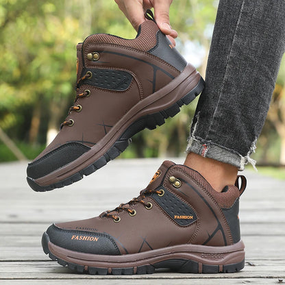 Herren Wanderstiefel Retro, wasserabweisend & rutschfest