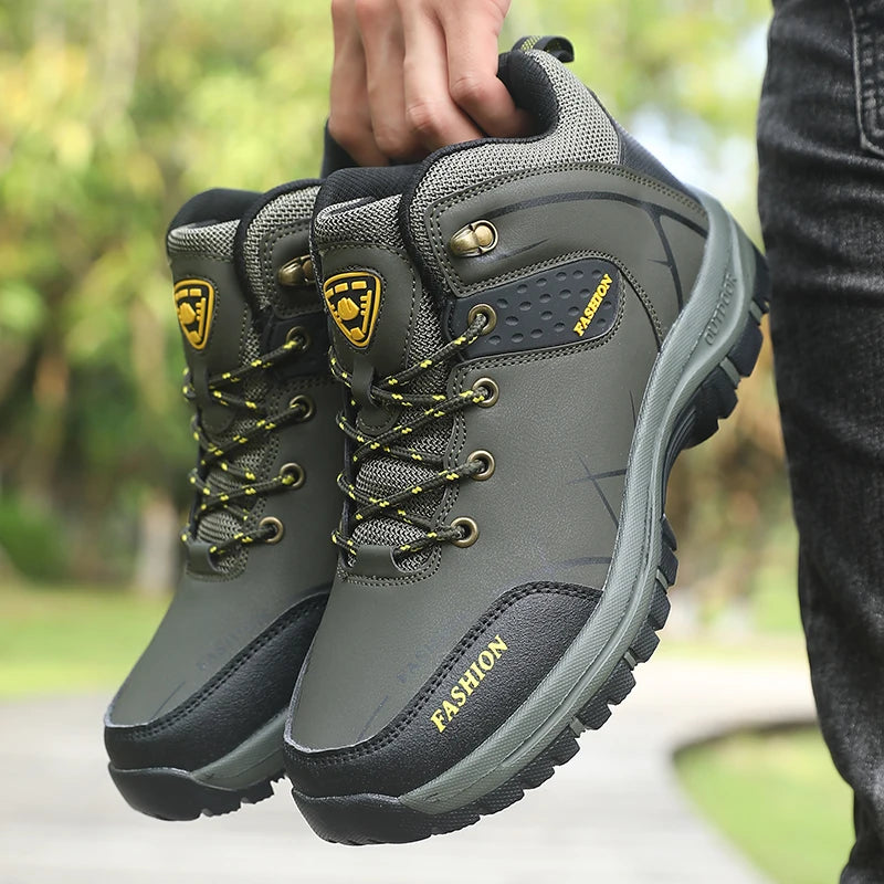 Herren Wanderstiefel Retro, wasserabweisend & rutschfest
