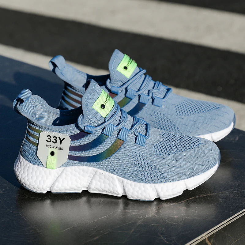 Leichte Sneaker für Damen & Herren – atmungsaktiv, Mesh, Gr. 36–46