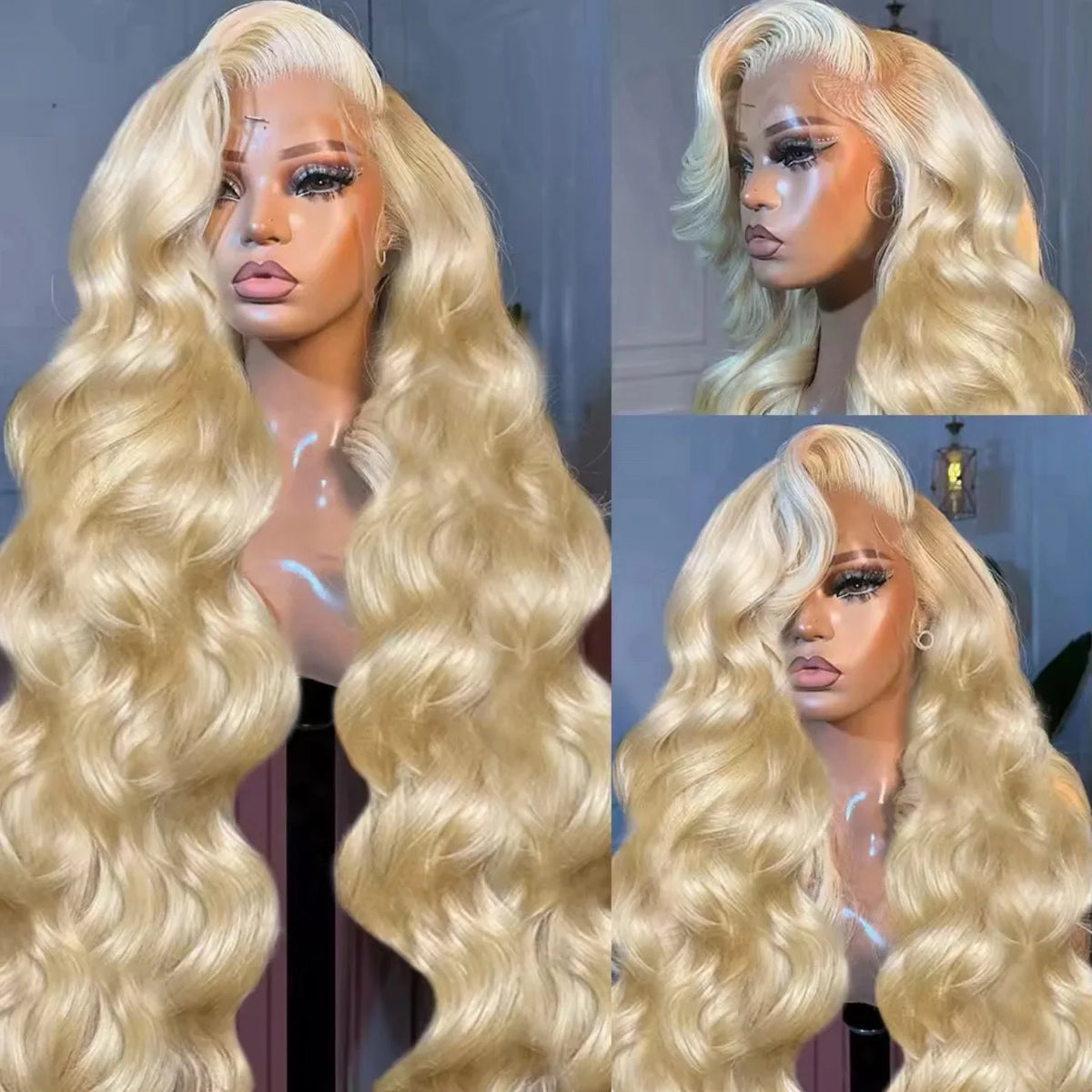 Lace Perücke Body Wave – Blond, Burgund, Ingwer & mehr, ohne Kleber