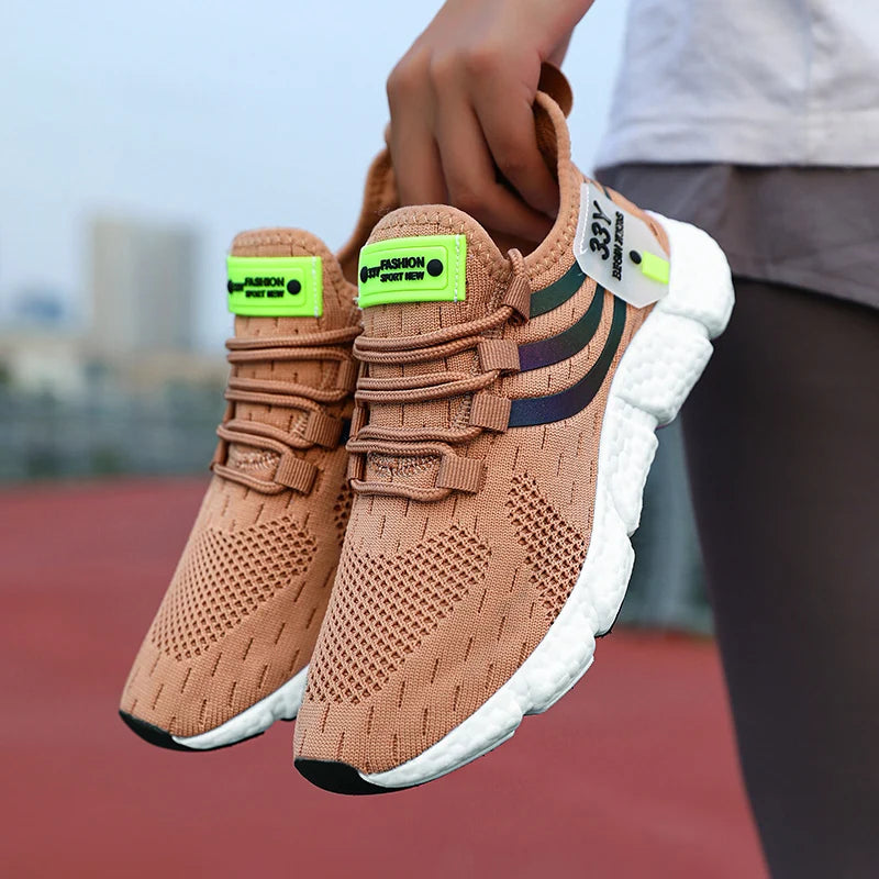 Leichte Sneaker für Damen & Herren – atmungsaktiv, Mesh, Gr. 36–46