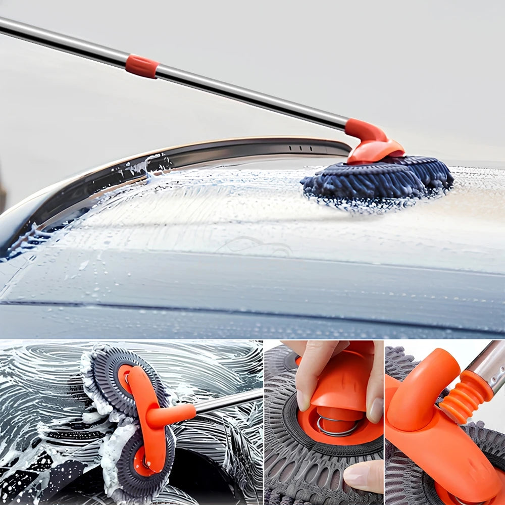 Auto-Reinigungsset mit Bürste, Schwamm & Mikrofasertüchern